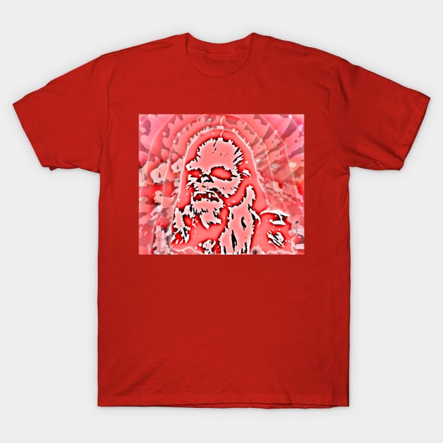 Psychedelic Ape God T-Shirt by Plasticman